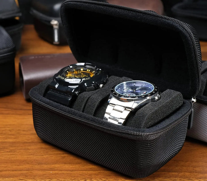 Timekeeper™ Travel Watch Case – Secure & Compact Storage for Watches on the Go