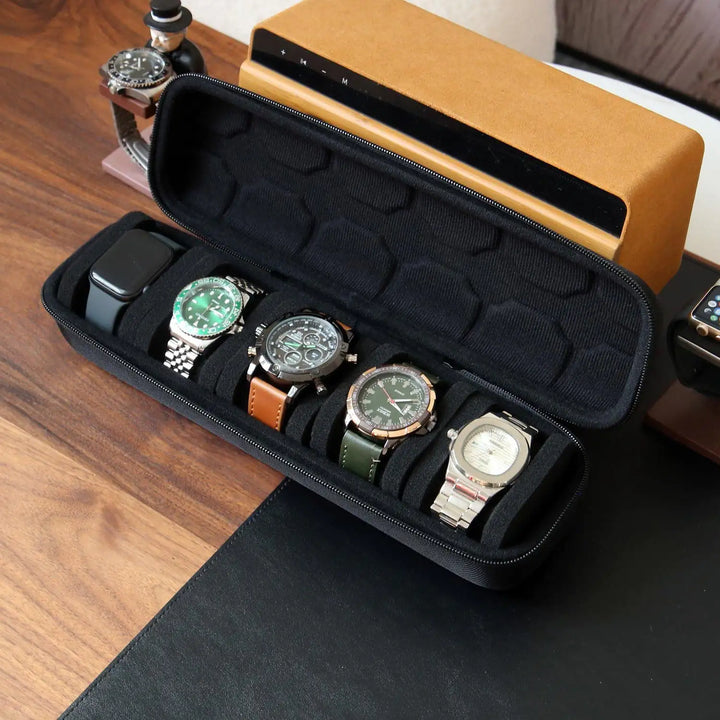 Timekeeper™ Travel Watch Case – Secure & Compact Storage for Watches on the Go