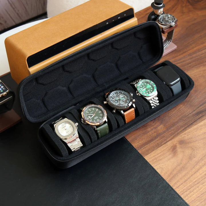 Timekeeper™ Travel Watch Case – Secure & Compact Storage for Watches on the Go