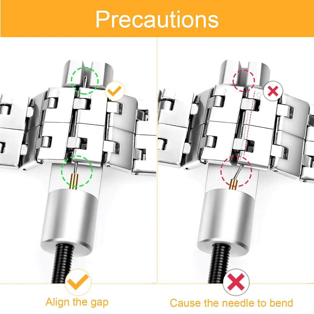 JOREST Watch Link Removal Tool Kit – Bracelet Resizing & Adjustment Set with Spare Needles & Spring Bars